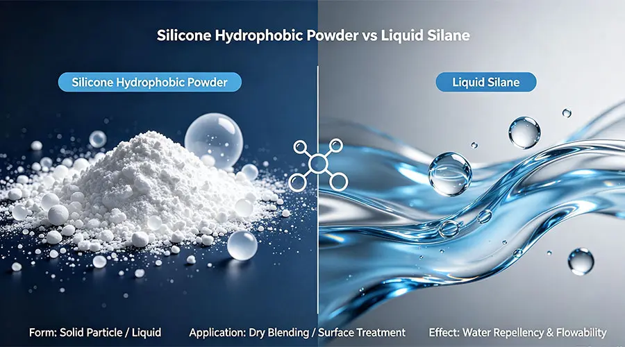 Silicone Hydrophobic Powder vs Liquid Silane: Which Water Repellent Is Better for Dry-Mix Mortar